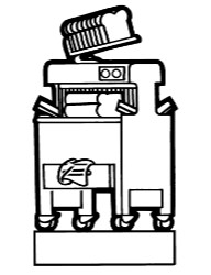 Slicing bread machine